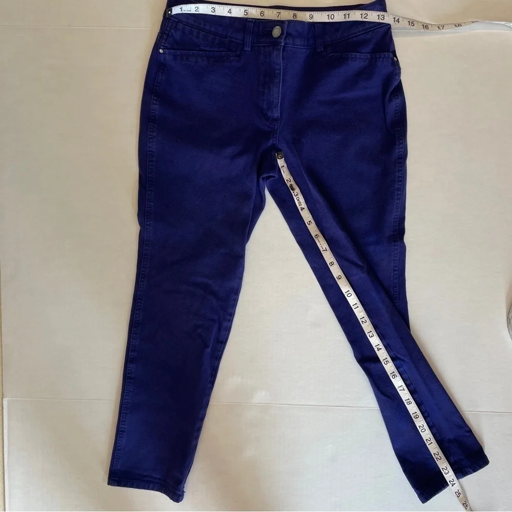Chico’s Purple So Slimming Capris Size 00